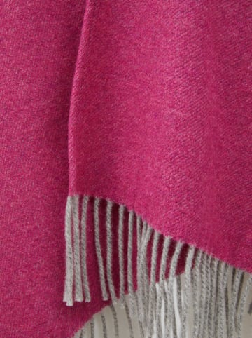 Lanerossi Wollen poncho "Celine" fuchsia - (L)130 x (B)180 cm