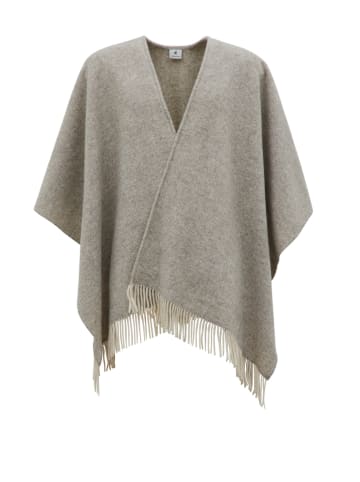 Lanerossi Wollponcho "Kim" in Grau - (L)130 x (B)180 cm