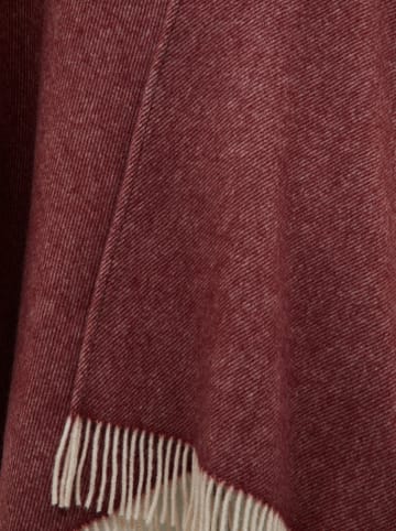 Lanerossi Wollponcho "Kim" in Bordeaux - (L)130 x (B)180 cm
