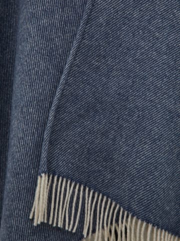 Lanerossi Wollponcho "Kim" in Dunkelblau - (L)130 x (B)180 cm