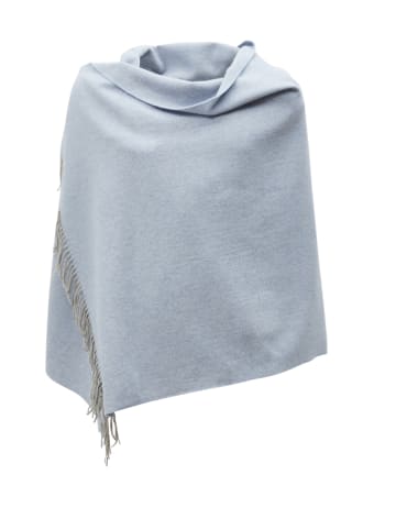 Lanerossi Wełniana narzutka w kolorze błękitnym - 79 x 180 cm