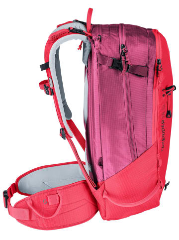 Deuter Ski-/snowboardrugzak "Freerider 28 SL" rood/roze - (B)34 x (H)52 x (D)18 cm