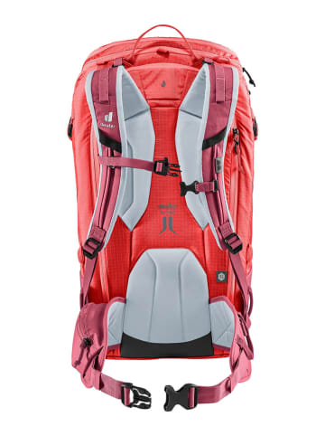 Deuter Outdoorrucksack "Freerider Pro 32+ SL" in Rot - (B)35 x (H)56 x (T)18 cm