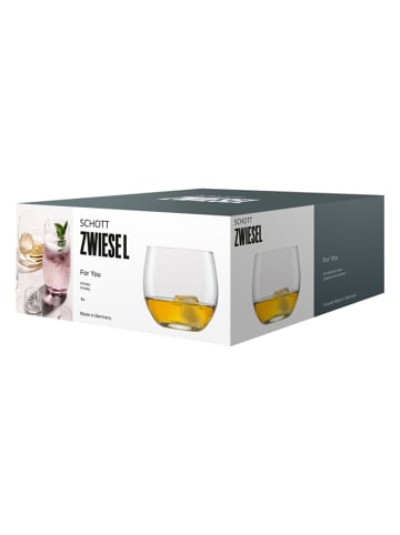 Schott Zwiesel 4er-Set: Whiskeygläser "For you" - 400 ml