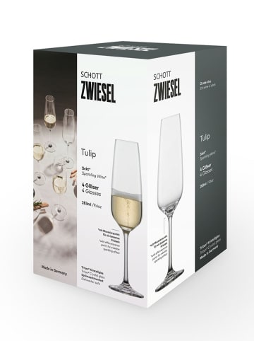 Schott Zwiesel 4-delige set: champagneglazen "Tulip" - 283 ml