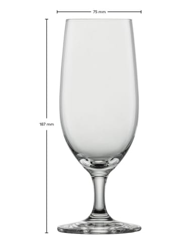 Schott Zwiesel 4-delige set: pilsglazen "Basic" - 380 ml