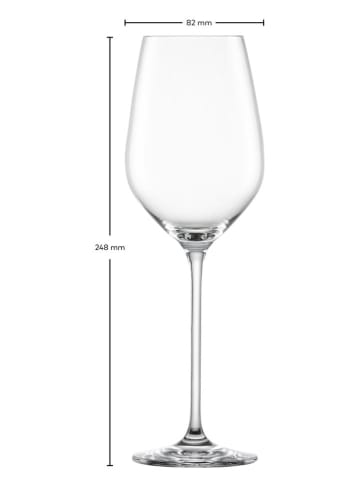 Schott Zwiesel 4-delige set: wittewijnglazen "Fortissimo" - 420 ml