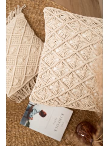 Magma Heimtex Kissenhülle "Mara" in Creme - (L)40 x (B)40 cm