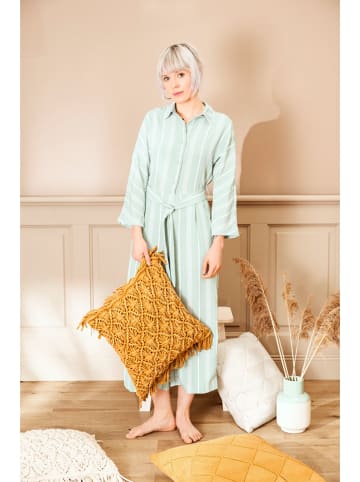 Magma Heimtex Kussenhoes "Purl" grijs - (L)50 x (B)50 cm