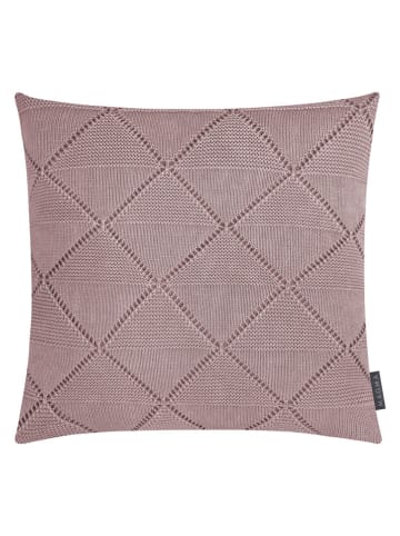 Magma Heimtex Poszewka "Purl" w kolorze szarobrązowym na poduszkę - 50 x 50 cm