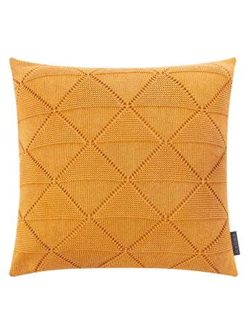 Magma Heimtex Kissenhülle "Purl" in Senf - (L)50 x (B)50 cm