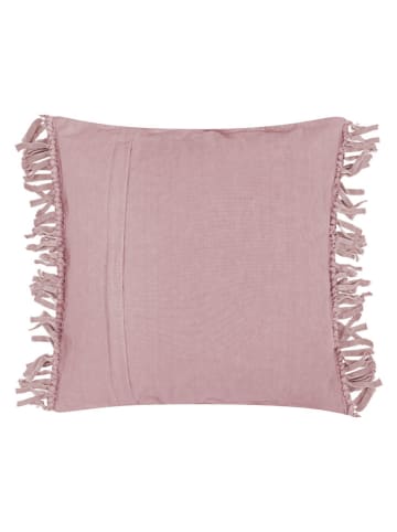 Magma Heimtex Kissenhülle "Fringe" in Rosa - (L)45 x (B)45 cm