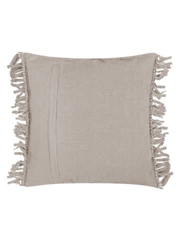 Magma Heimtex Kissenhülle "Fringe" in Beige - (L)45 x (B)45 cm