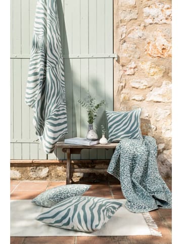 Magma Heimtex Kissenhülle "Leopardo" in Grün - (L)40 x (B)40 cm