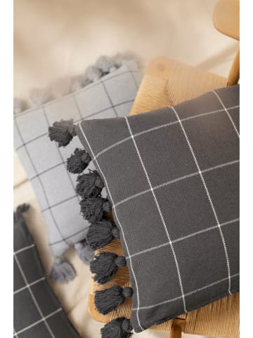 Magma Heimtex Poszewka "Amano" w kolorze szarym na poduszkę - 45 x 45 cm