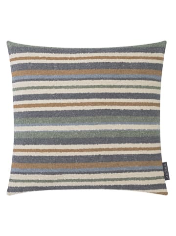 Magma Heimtex Kissenhülle "Kim" in Blau/ Creme/ Grau - (L)45 x (B)45 cm