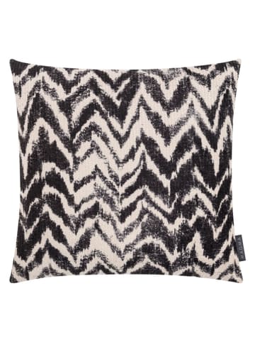 Magma Heimtex Poszewka "Marwa" w kolorze czarno-kremowym na poduszkę - 45 x 45 cm