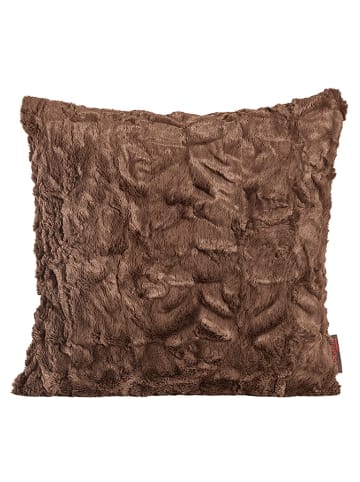 Magma Heimtex Poduszka "Fluffy" w kolorze brązowym - 45 x 45 cm