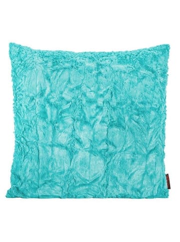 Magma Heimtex Kissen "Fluffy" in Türkis - (B)50 x (H)50 cm