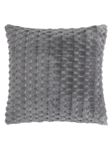 Magma Heimtex Plüsch-Kissenhülle "Kalima" in Grau - (L)45 x (B)45 cm