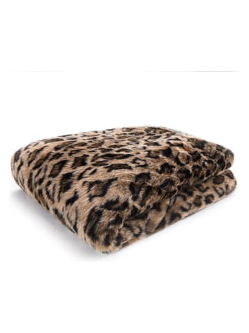 Magma Heimtex Plaid "Skins" lichtbruin - (L)200 x (B)150 cm