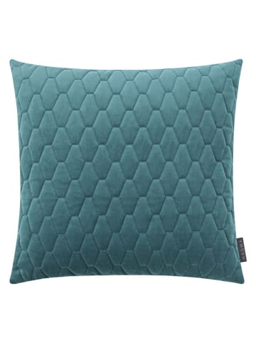 Magma Heimtex Samt-Kissenhülle "Magali" in Blau - (L)50 x (B)50 cm