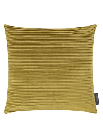 Magma Heimtex Samt-Kissenhülle "Selina" in Grün - (L)40 x (B)40 cm