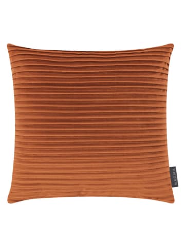 Magma Heimtex Samt-Kissenhülle "Selina" in Kupfer - (L)40 x (B)40 cm