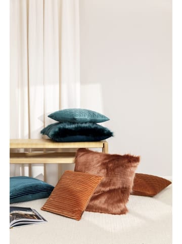 Magma Heimtex Samt-Kissenhülle "Selina" in Creme - (L)40 x (B)40 cm