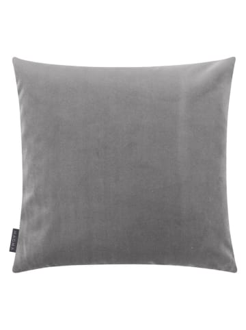 Magma Heimtex Samt-Kissenhülle "Selina" in Grau - (L)50 x (B)50 cm