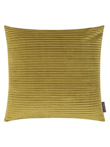 Magma Heimtex Samt-Kissenhülle "Selina" in Grün - (L)50 x (B)50 cm