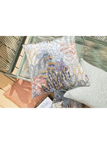 Magma Heimtex Poszewka "Ophelia" w kolorze zielonym ze wzorem na poduszkę - 40 x 40 cm