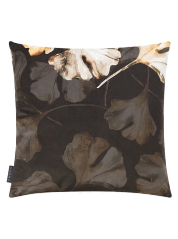 Magma Heimtex Poszewka "Flores" w kolorze brązowo-beżowym na poduszkę - 50 x 50 cm