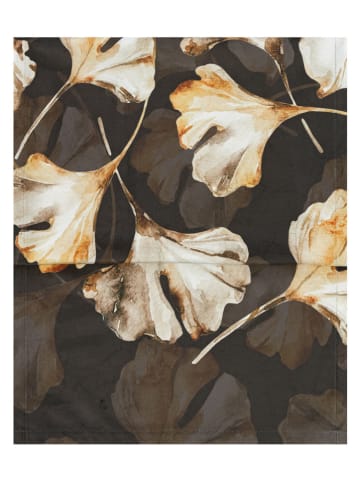 Magma Heimtex Tafelloper "Flores" bruin/beige - (L)145 x (B)40 cm