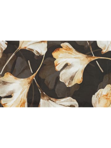 Magma Heimtex Tafelloper "Flores" bruin/beige - (L)145 x (B)40 cm