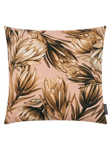 Magma Heimtex Poszewka w kolorze jasnoróżowo-jasnobrązowym na poduszkę - 50 x 50 cm