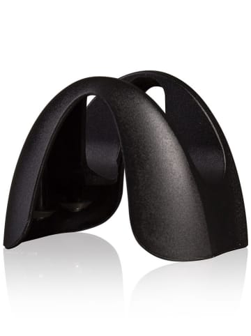 Vacu Vin 2-delige set: foliesnijders zwart - (L)4,5 x (B)4,5 cm