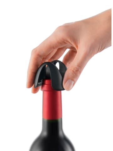 Vacu Vin 2-delige set: foliesnijders zwart - (L)4,5 x (B)4,5 cm