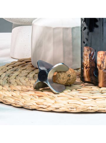 Vacu Vin Champagneopener zilverkleurig - (H)4,3 x Ø 7 cm