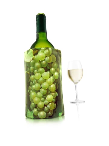 Vacu Vin Weinkühler in Schwarz/ Grün - (H)17,6 x Ø 9,5 cm