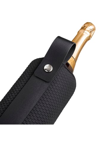 Vacu Vin Schładzacz "Artico" w kolorze czarnym do wina - wys. 23 x Ø 16 cm