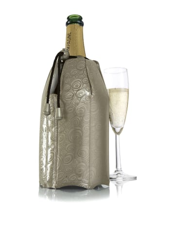 Vacu Vin Champagnerkühler in Beige - (L)34 x (B)22 cm
