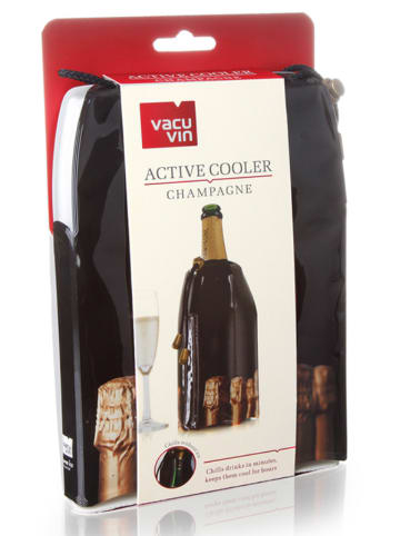 Vacu Vin Champagnerkühler in Braun - (L)34 x (B)22 cm
