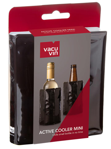 Vacu Vin Bierkühler in Schwarz - (H)11,5 x Ø 8 cm