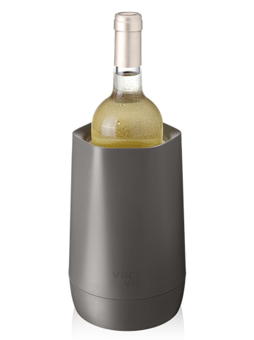 Vacu Vin Wijnkoeler "Hexo" grijs - (H)21,3 x Ø 13,6 cm