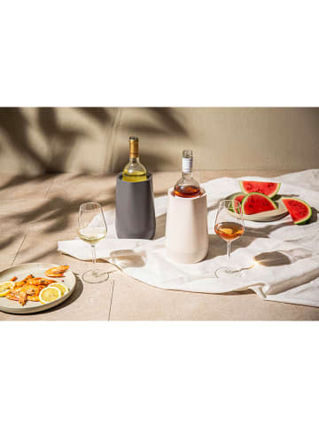 Vacu Vin Weinkühler ''Hexo'' in Grau - (H)21,3 x Ø 13,6 cm