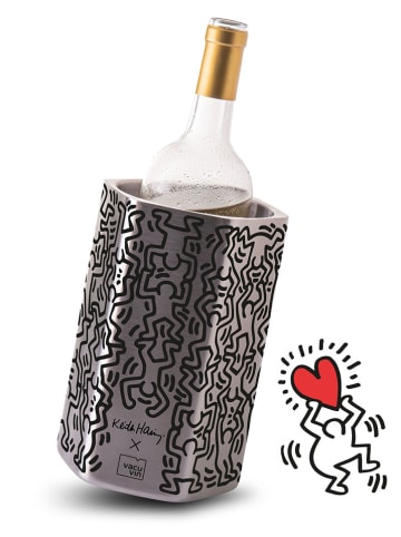 Vacu Vin Weinkühler "Hive" in Silber - (B)15,4 x (H)21,5 x (T)12,2 cm