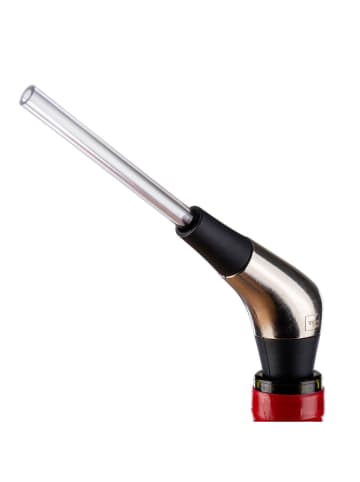 Vacu Vin Nalewak ''Slow'' w kolorze srebrno-czarnym do wina - dł. 33 cm