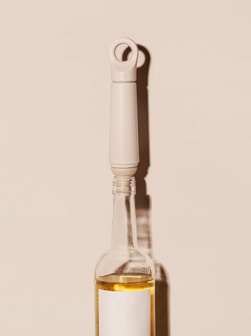 Vacu Vin 2-delige wijnpompset "Loop" zandkleurig