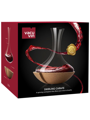 Vacu Vin Weindekanter in Hellbraun - 1 l